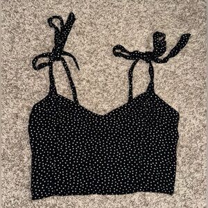 Abercrombie & Fitch women’s tie strap crop top